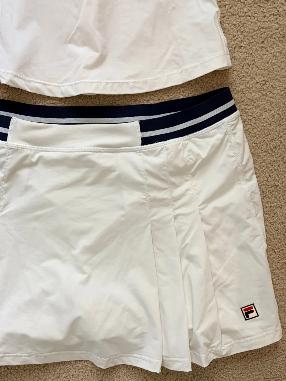 Women's FILA matching tennis tank and skort size M